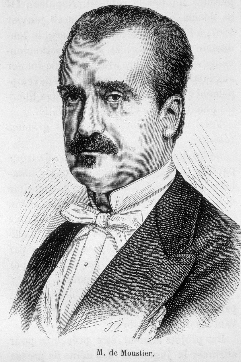 Portrett av M. de Moustier av Unknown artist