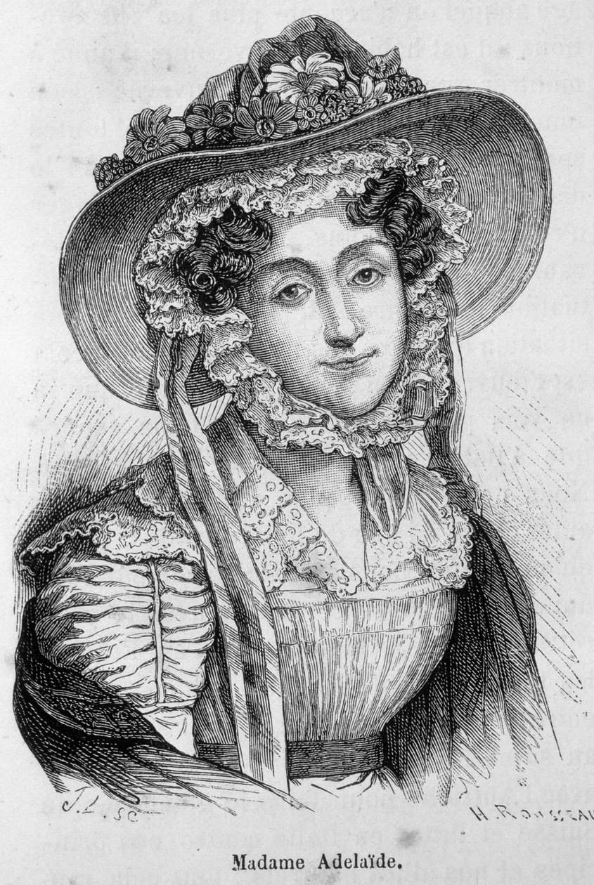Portrett av Madame Adelaide av Unknown artist