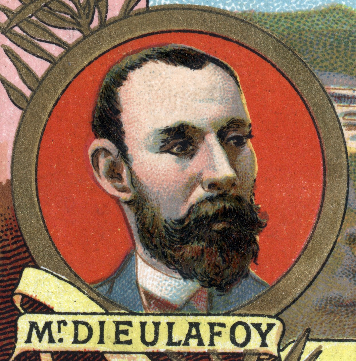 Portrett av Marcel Auguste Dieulafoy av Unknown artist