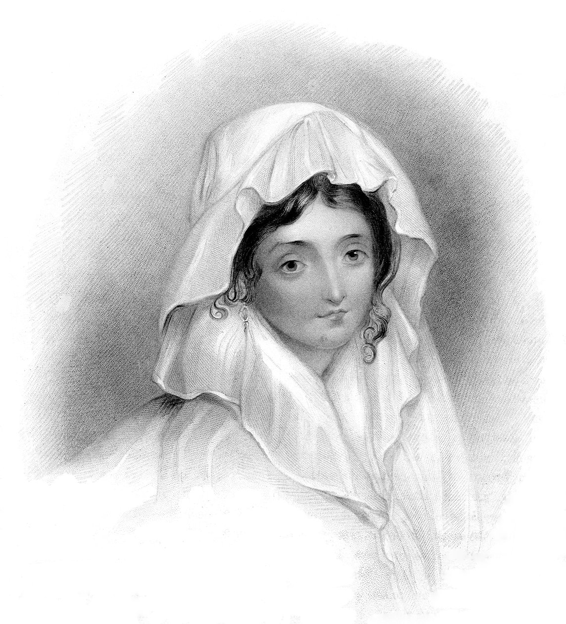 Portrett av Margarita Cogni (gravering) av Unknown artist