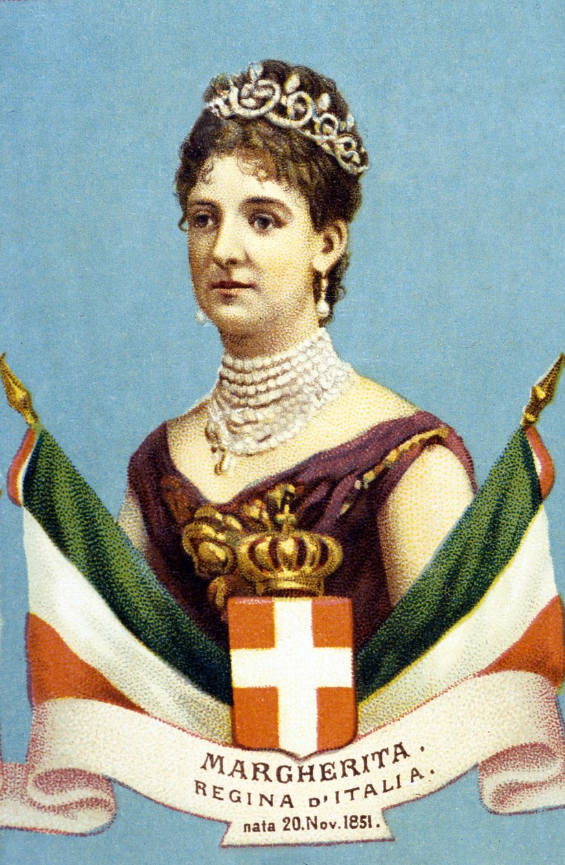 Portrett av Margarita av Savoy Genes (Margherita av Savoy av Unknown artist