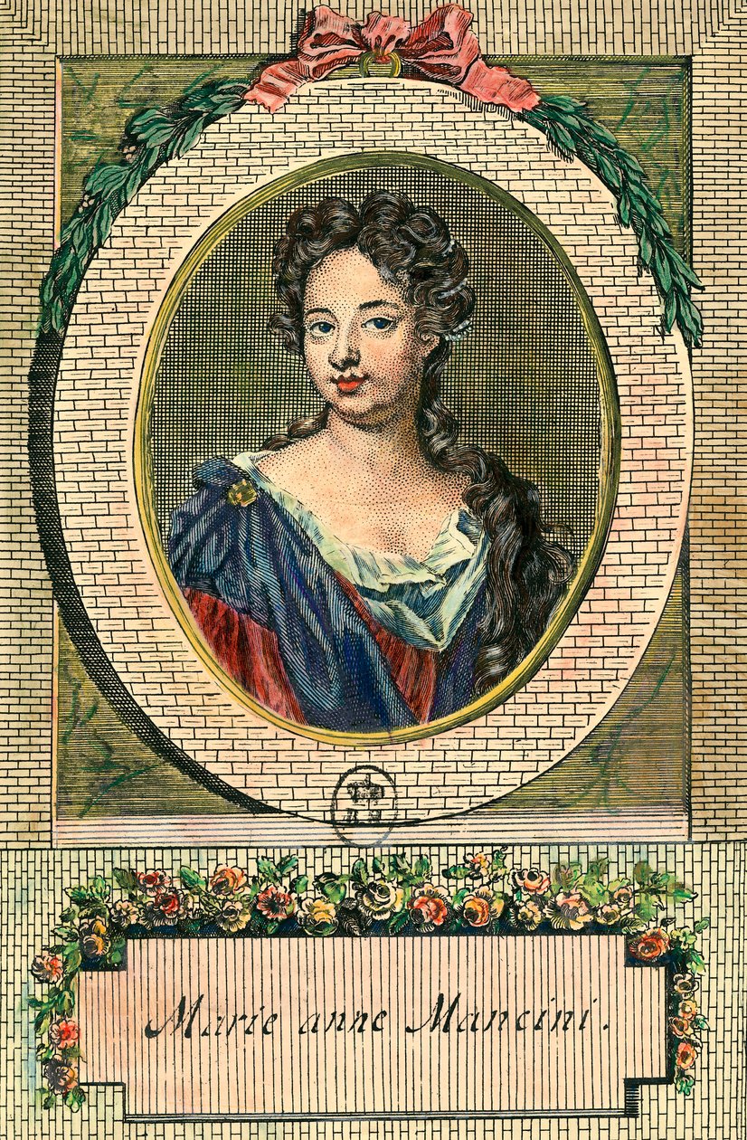 Portrett av Marie Anne Mancini av Unknown artist