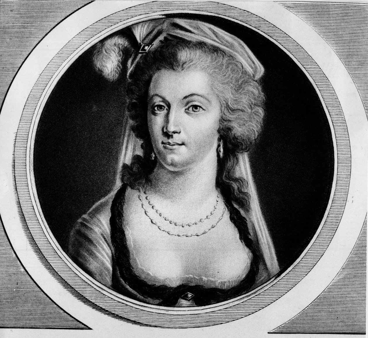 Portrett av Marie Antoinette (Marie-Antoinette av Unknown artist
