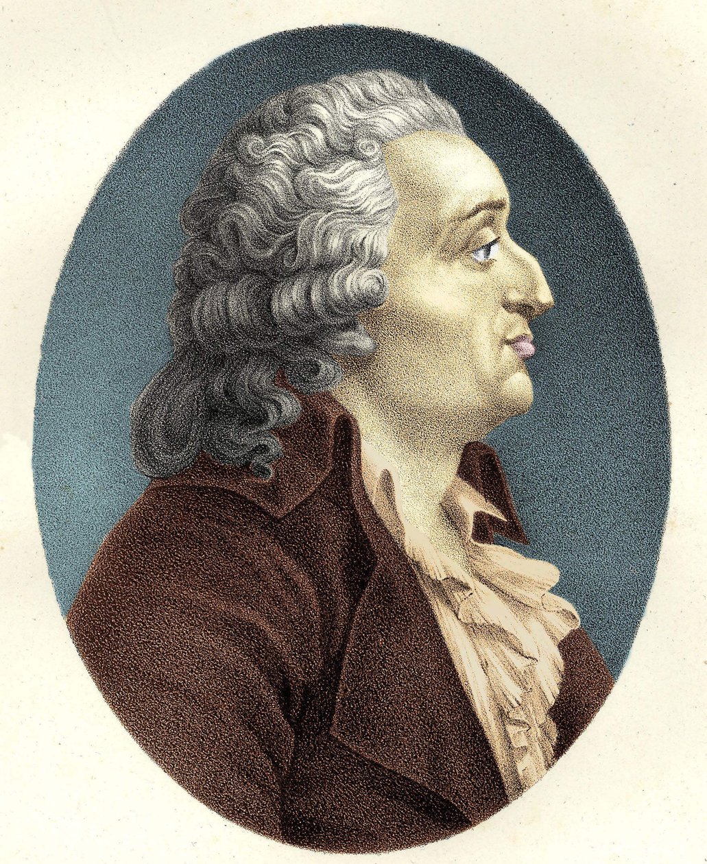Portrait of Marie Jean Antoine Nicolas de Caritat, Marquis de Condorcet (1743 - 1794) av Unknown artist