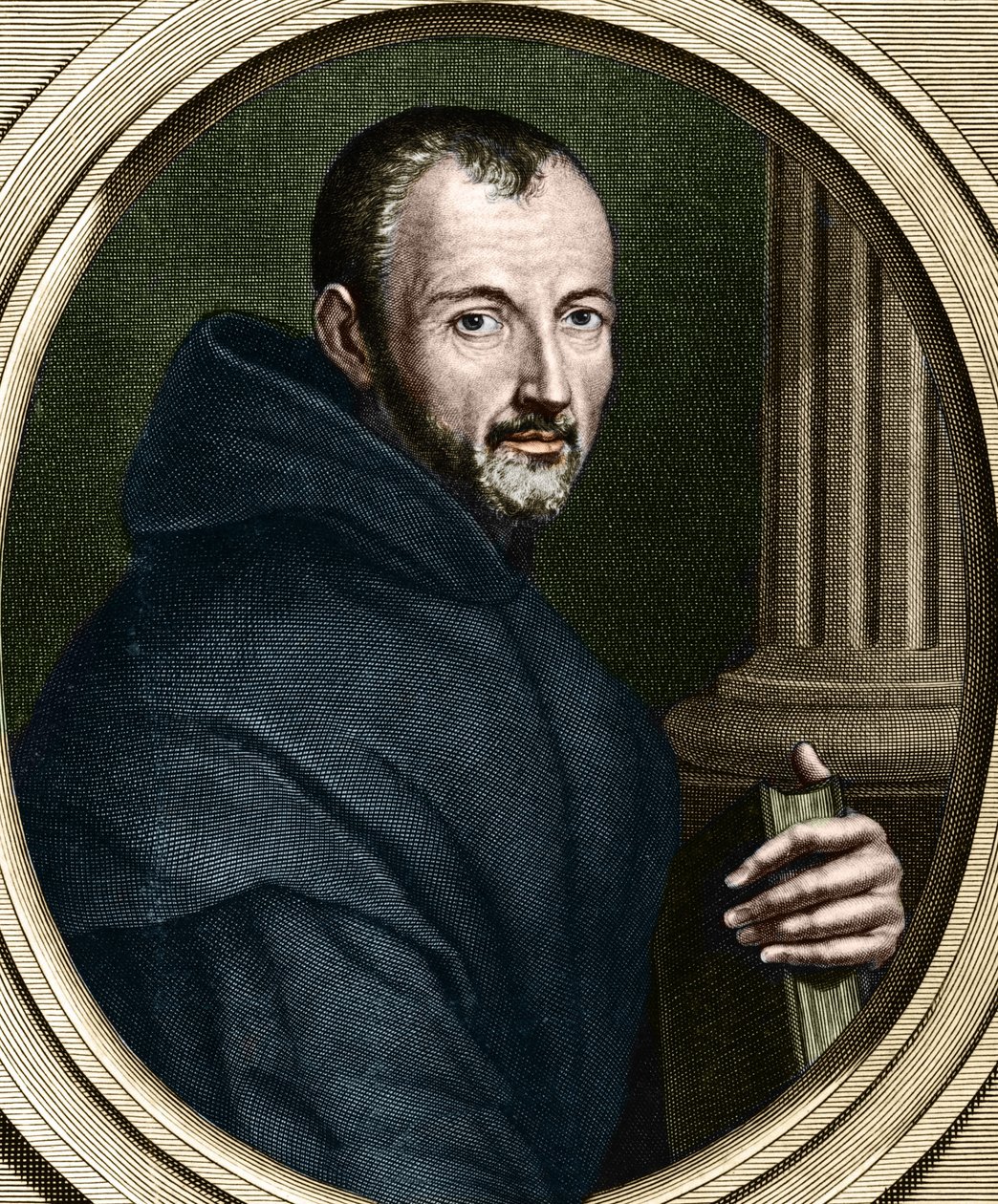 Portrait of Marin Mersenne (1588 - 1648), of the Order of Minimal Fathers av Unknown artist