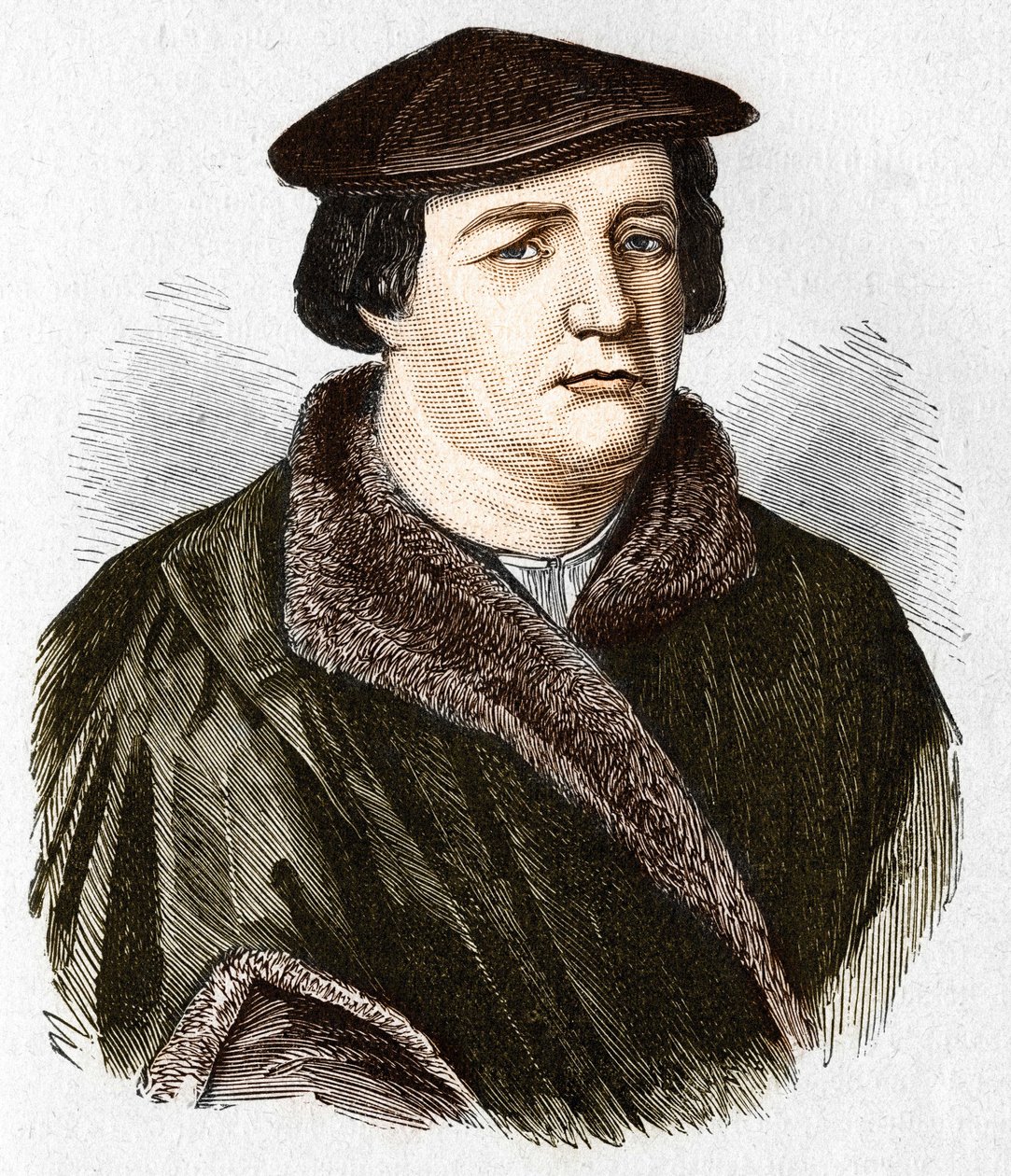 Portrett av Martin Luther, tysk protestantisk teolog og reformator. av Unknown artist
