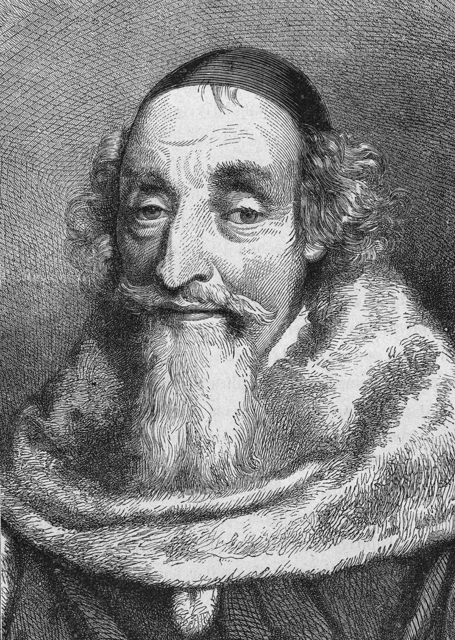 Portrett av Mathieu Molé (1584 til 1656). Sønn av Edouard Molé, han var første president for parlamentet i Paris (1641). av Unknown artist