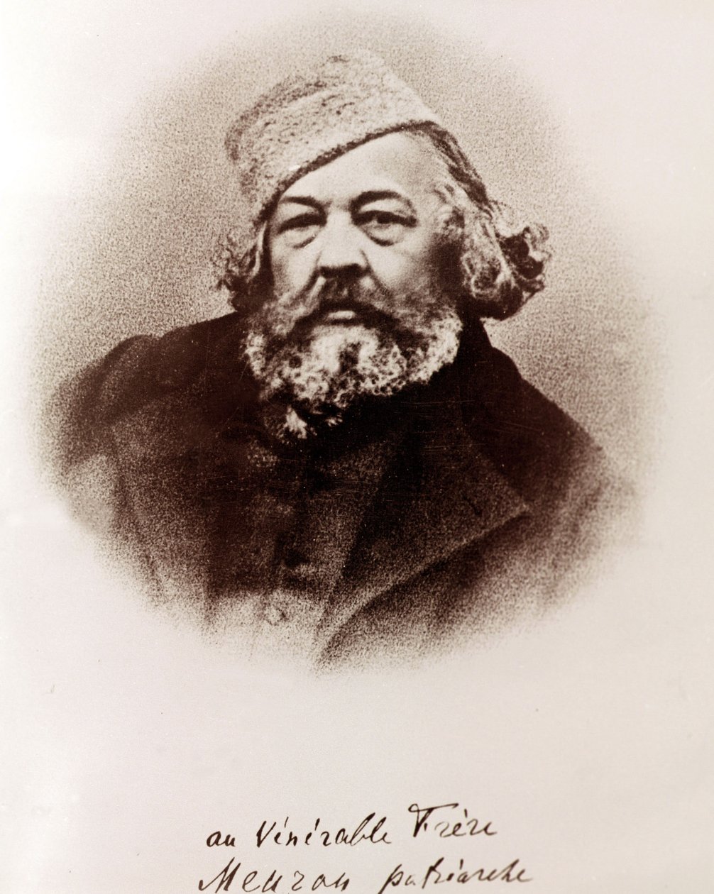 Portrett av Mikhail Bakunin (1814 - 1876). 1800-tallet. av Unknown artist