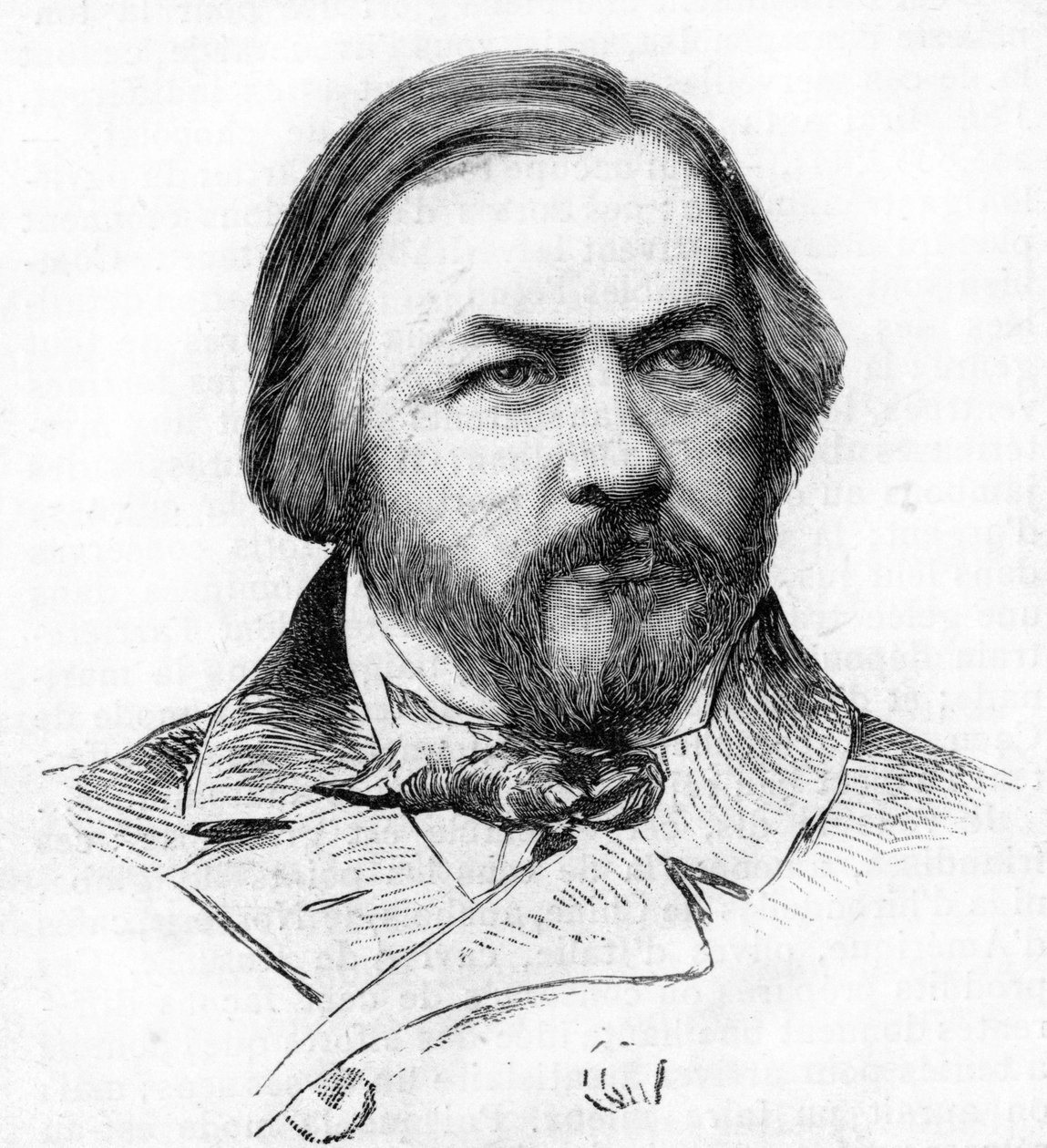 Portrait of Michail Glinka (1804 - 1857), Russian composer. av Unknown artist
