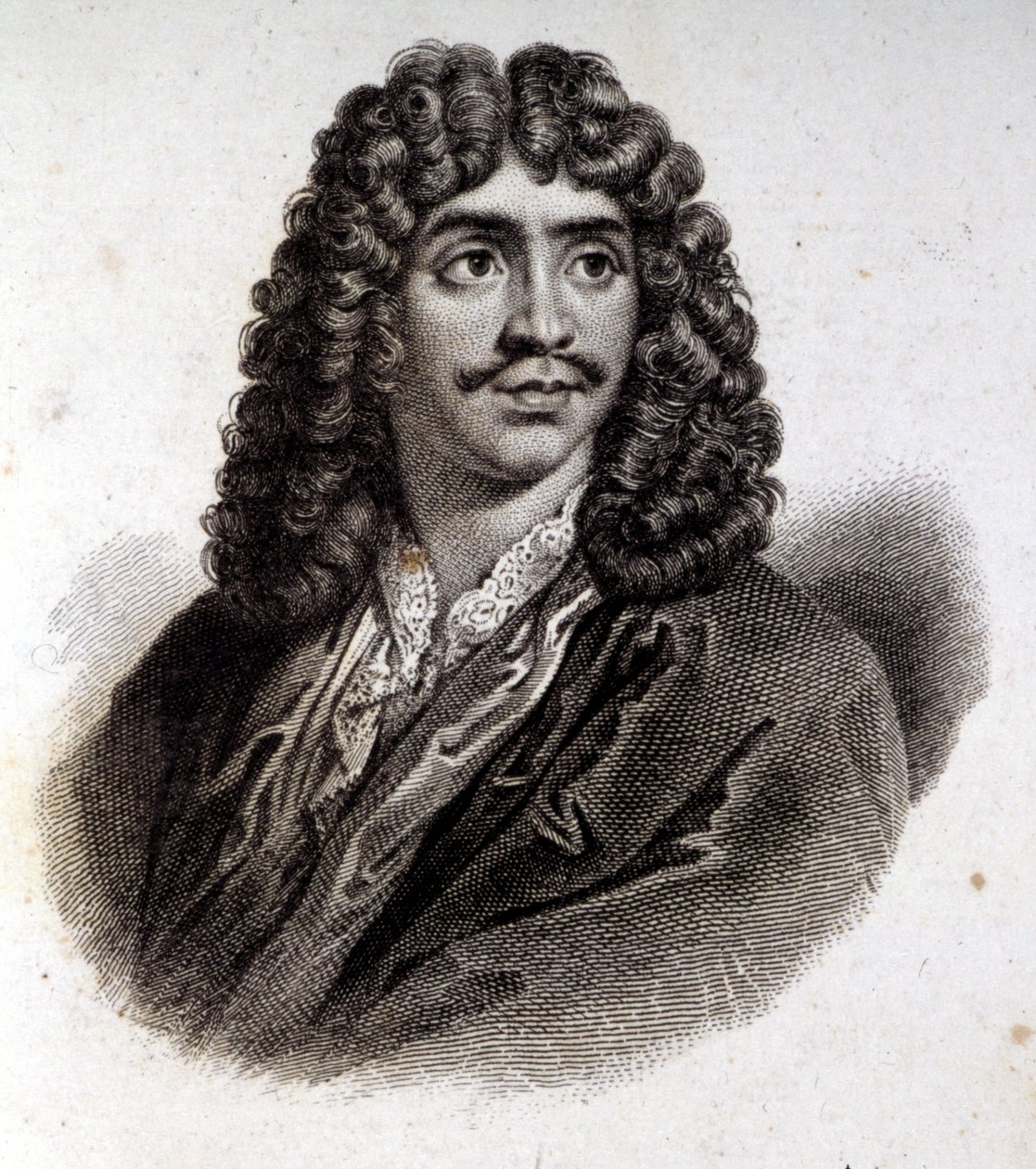 Portrett av Molière, gravering fra 1800-tallet av Unknown artist