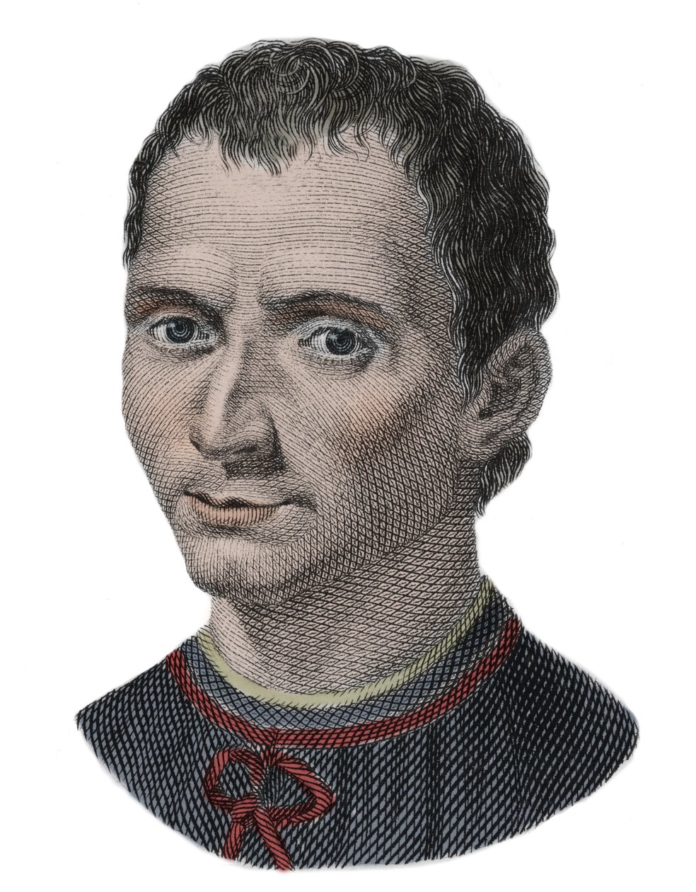 Portrett av Niccolo av Bernardo dei Machiavelli (Nicolas Machiavel av Unknown artist