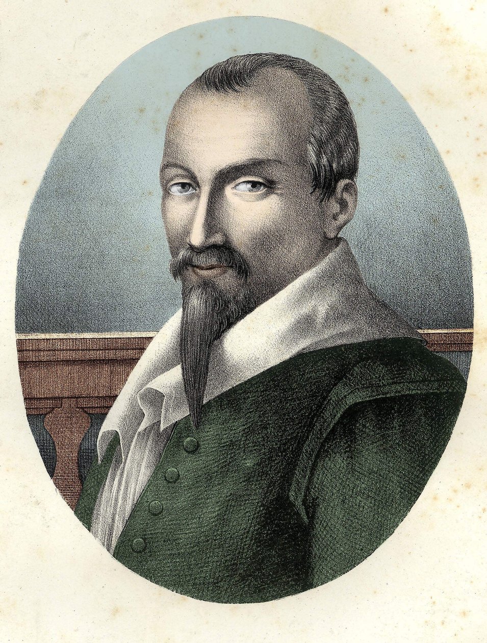 Portrett av Olivier De Serres (v. 1539 - 1619) fransk agronom. av Unknown artist