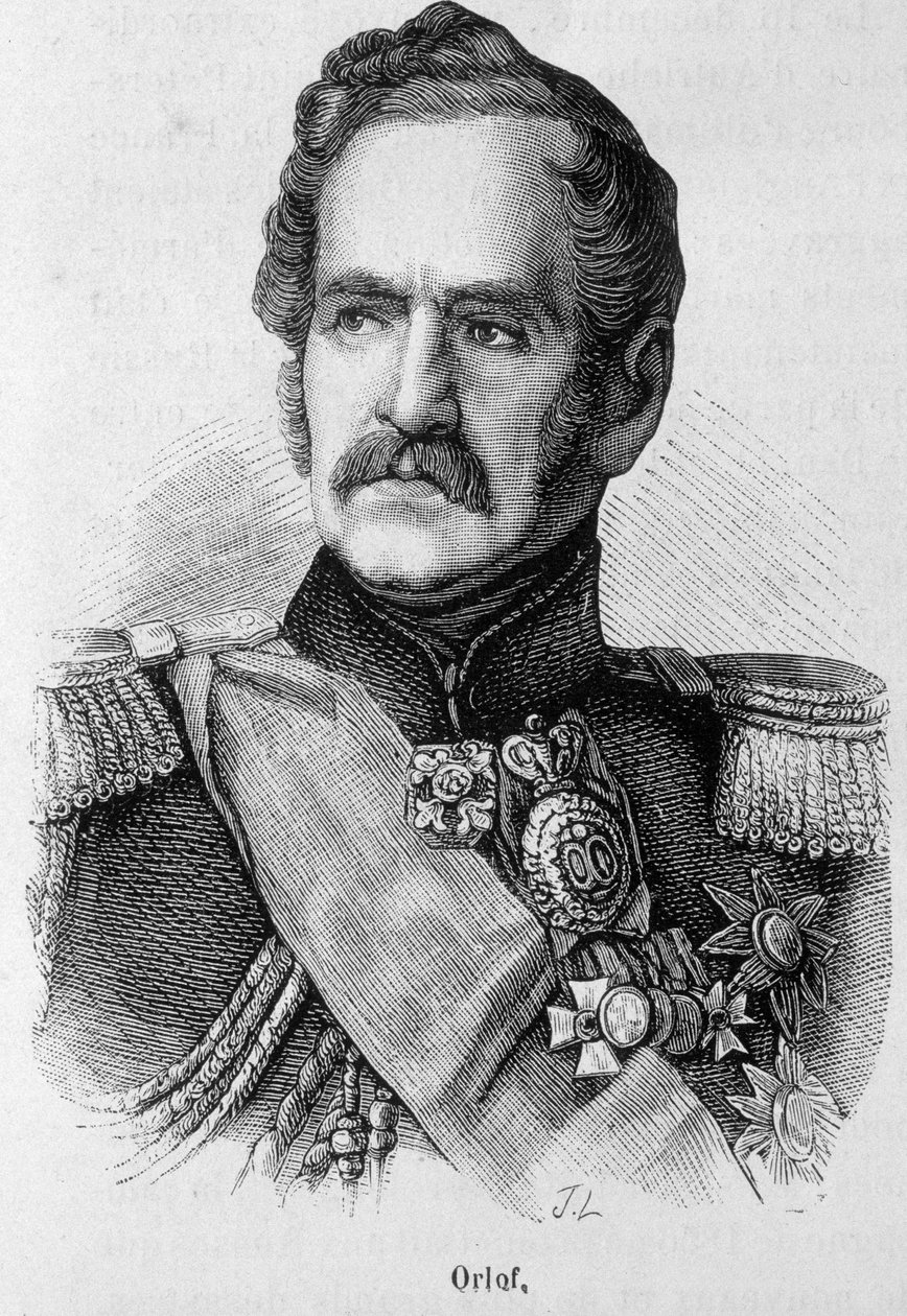 Portrett av Orlof av Unknown artist