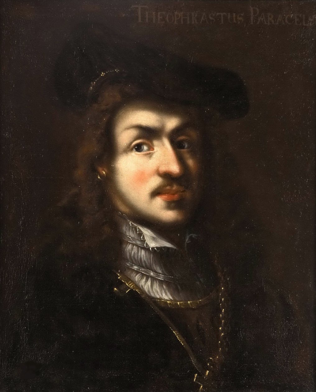 Portrett av Paracelsus, anonym. Olje på lerret av Unknown artist