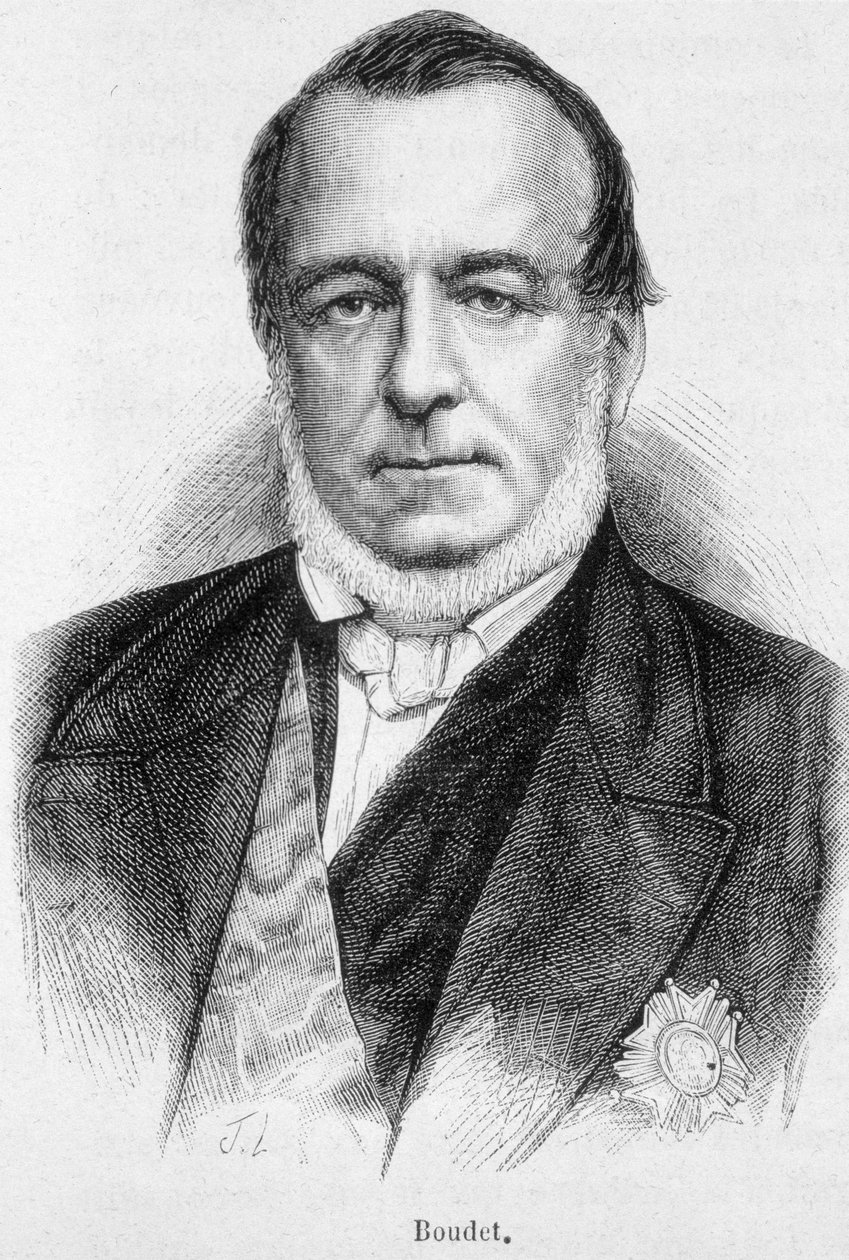Portrett av Paul Boudet (1800-1877), fransk politiker. av Unknown artist