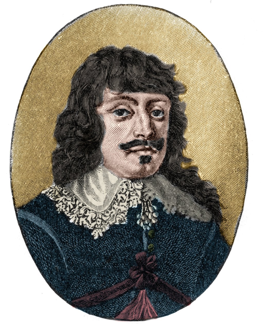 Portrett av den tyske poeten Paul Fleming (1609 1640). av Unknown artist