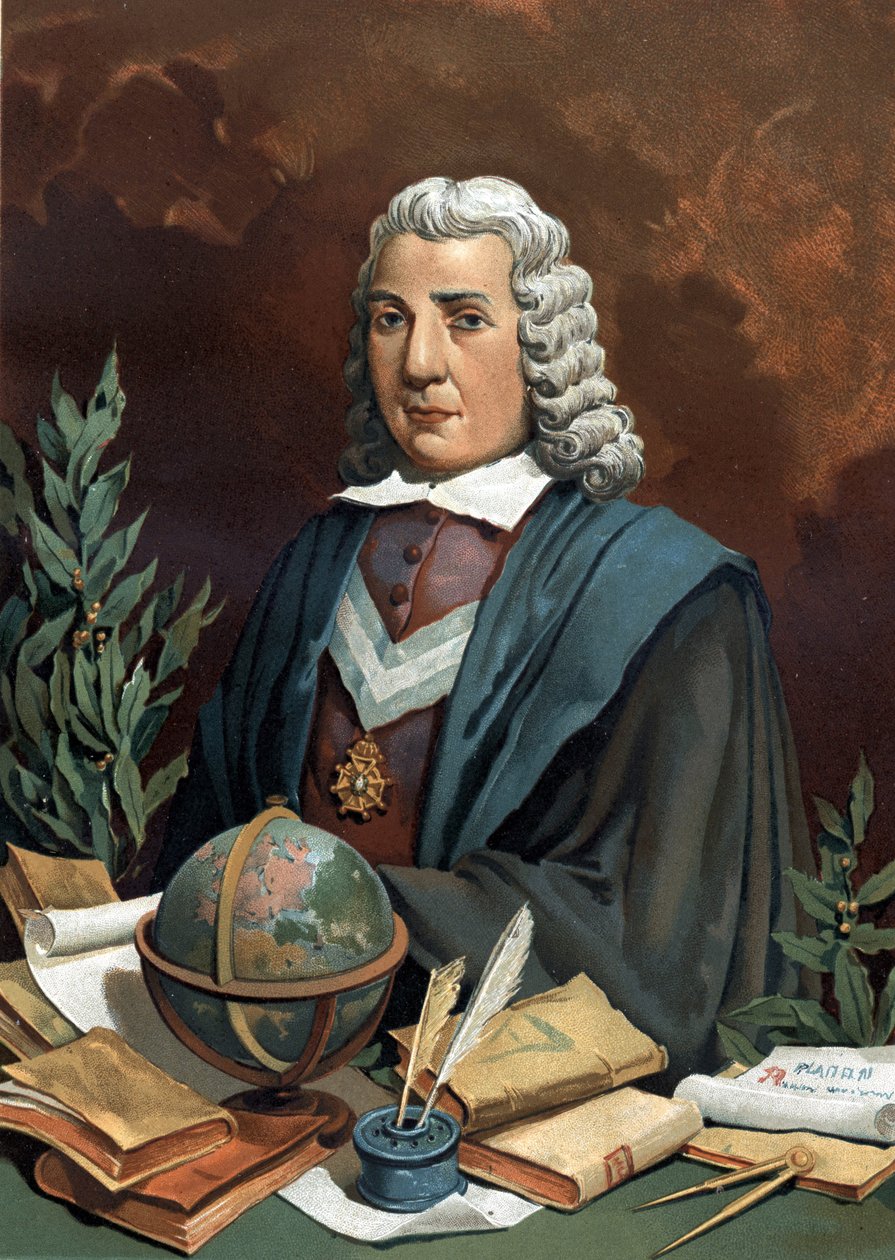 Portrett av Pedro Rodríguez Campomanes. 1723-1802. fra "Science and its Men"" av Louis Figuier. Barcelona 1881 av Unknown artist