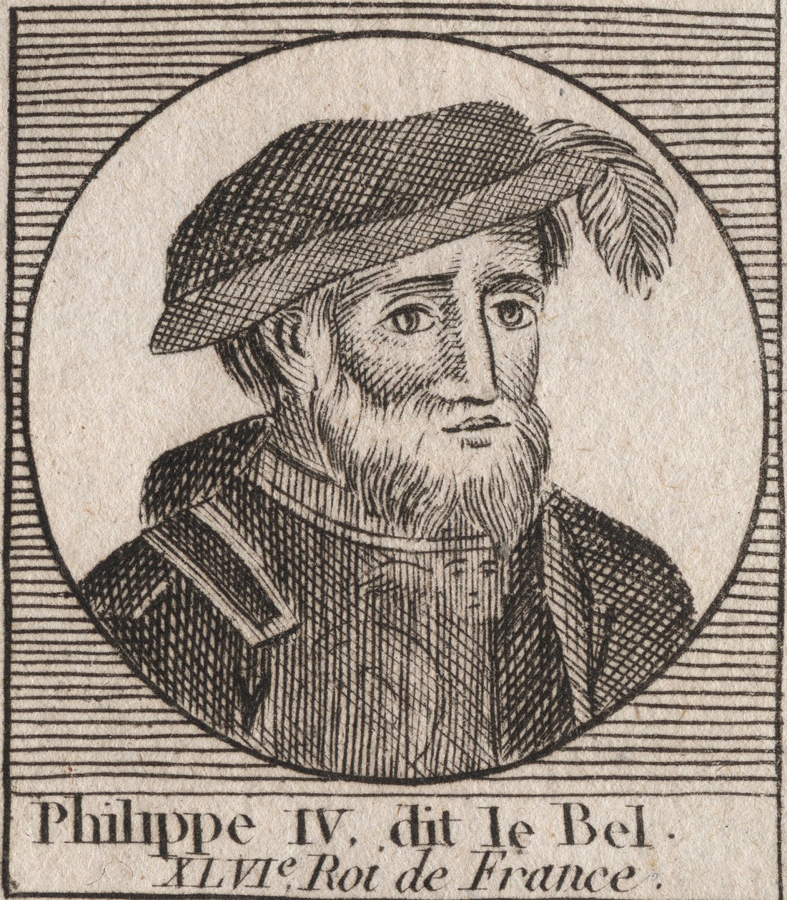 Portrett av Philip IV the Fair av Unknown artist