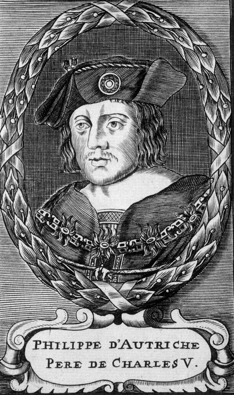 Portrett av Filip av Østerrike, far til Karl V - nd av Unknown artist