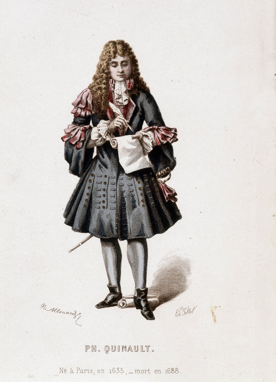 Portrett av Philippe Quinault av Unknown artist