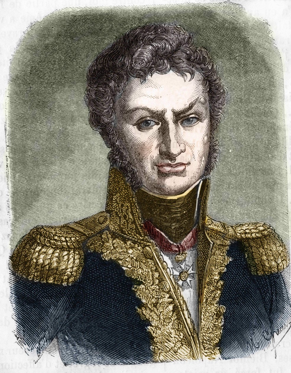 Portrait of Pierre Cambronne (1770-1842), French General. av Unknown artist