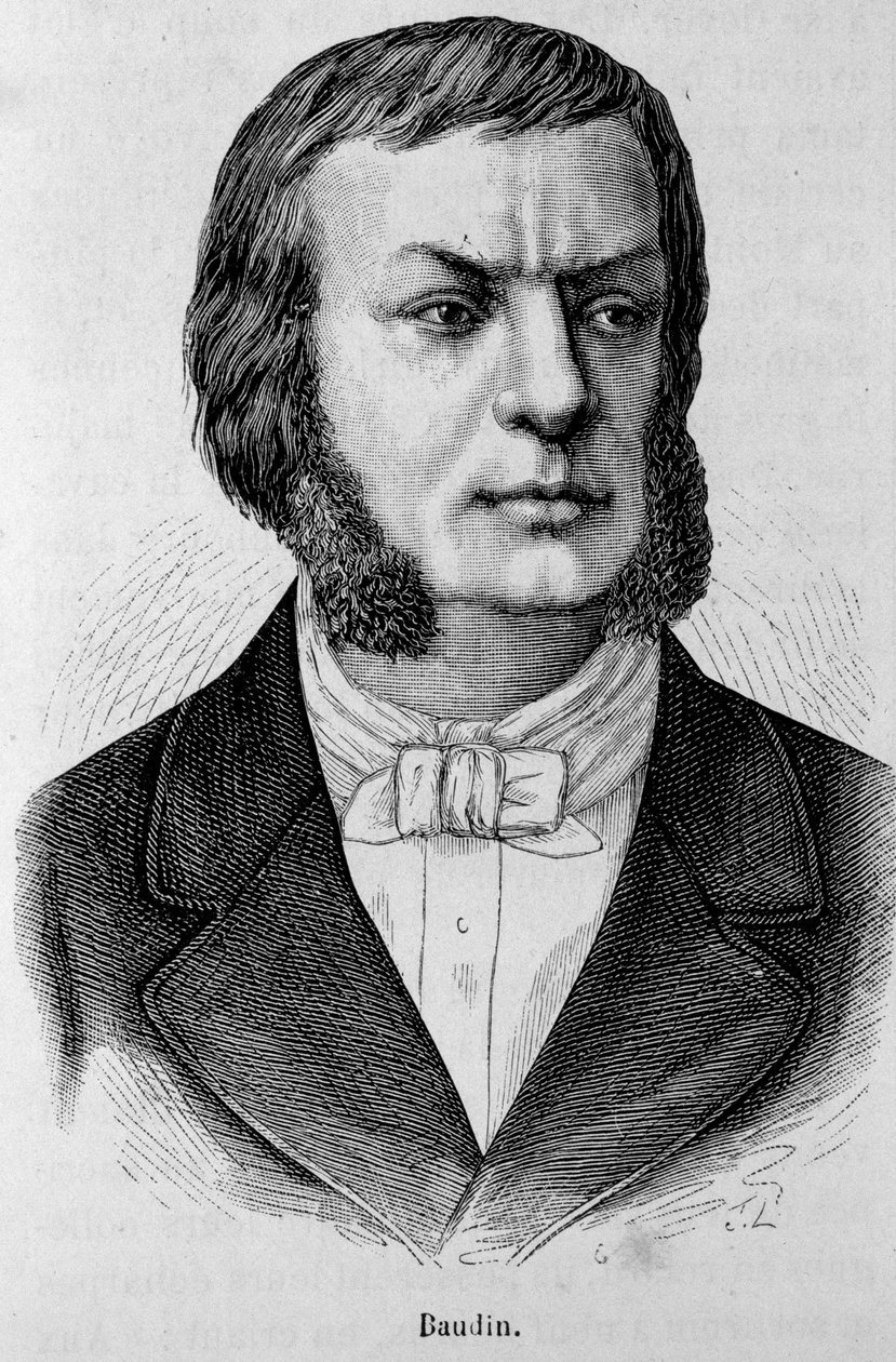 Portrett av Pierre Charles Louis Baudin (1748-1799), fransk politiker. av Unknown artist