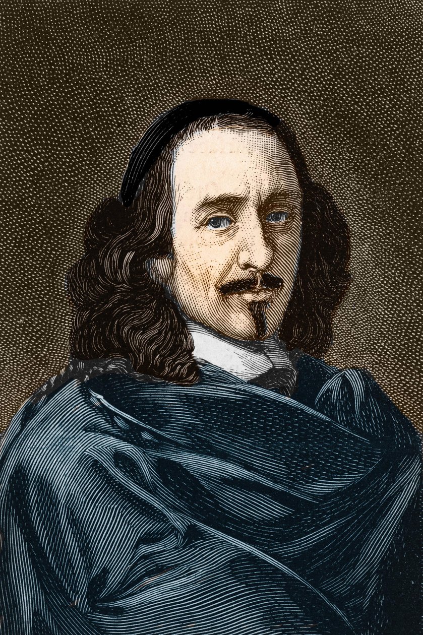 Portrait of Pierre Corneille (1606 - 1684), French dramatic poet. av Unknown artist