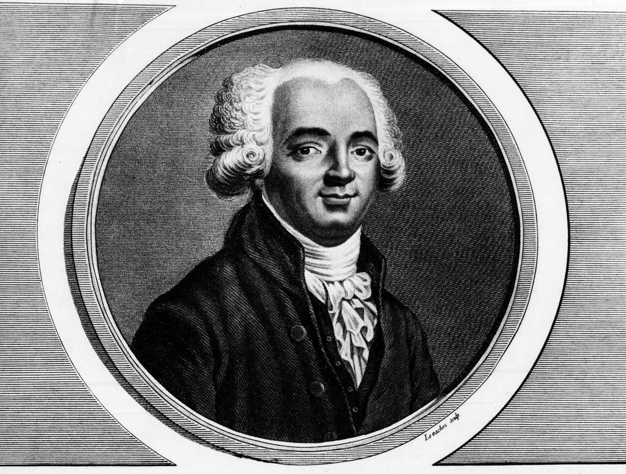 Portrett av Pierre Louis Manuel (1751-1793) deputert for Seinen ved nasjonalkonvensjonen. Gravering i "" Komplett samling av historiske malerier fra den franske revolusjonen, i tre bind.""" 1804. av Unknown artist