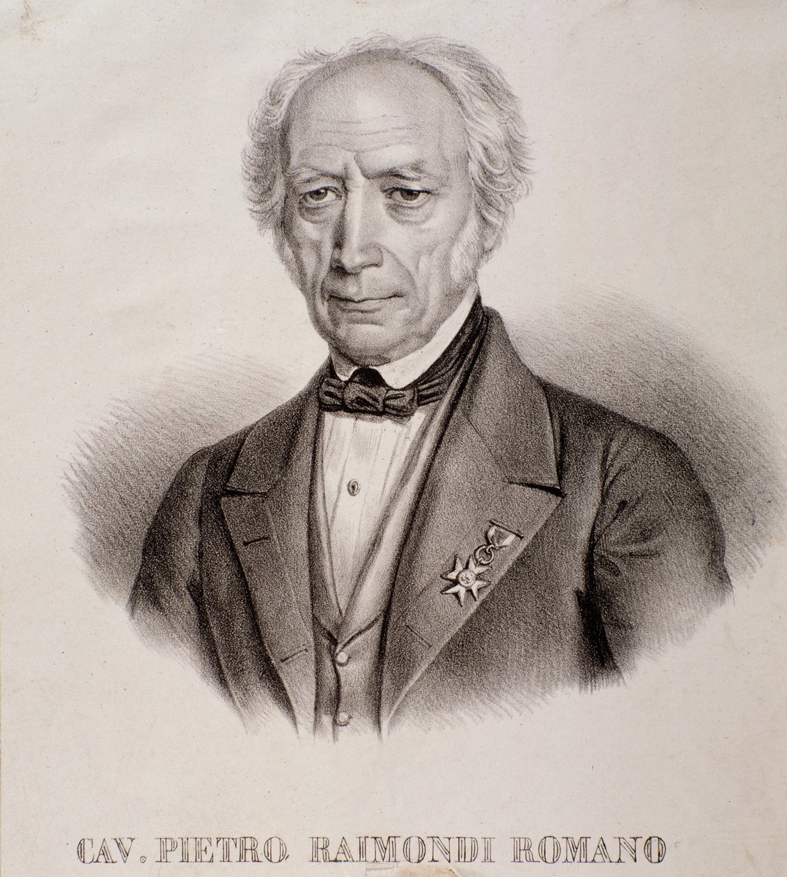 Portrett av Pietro Raimondi (gravering) av Unknown artist