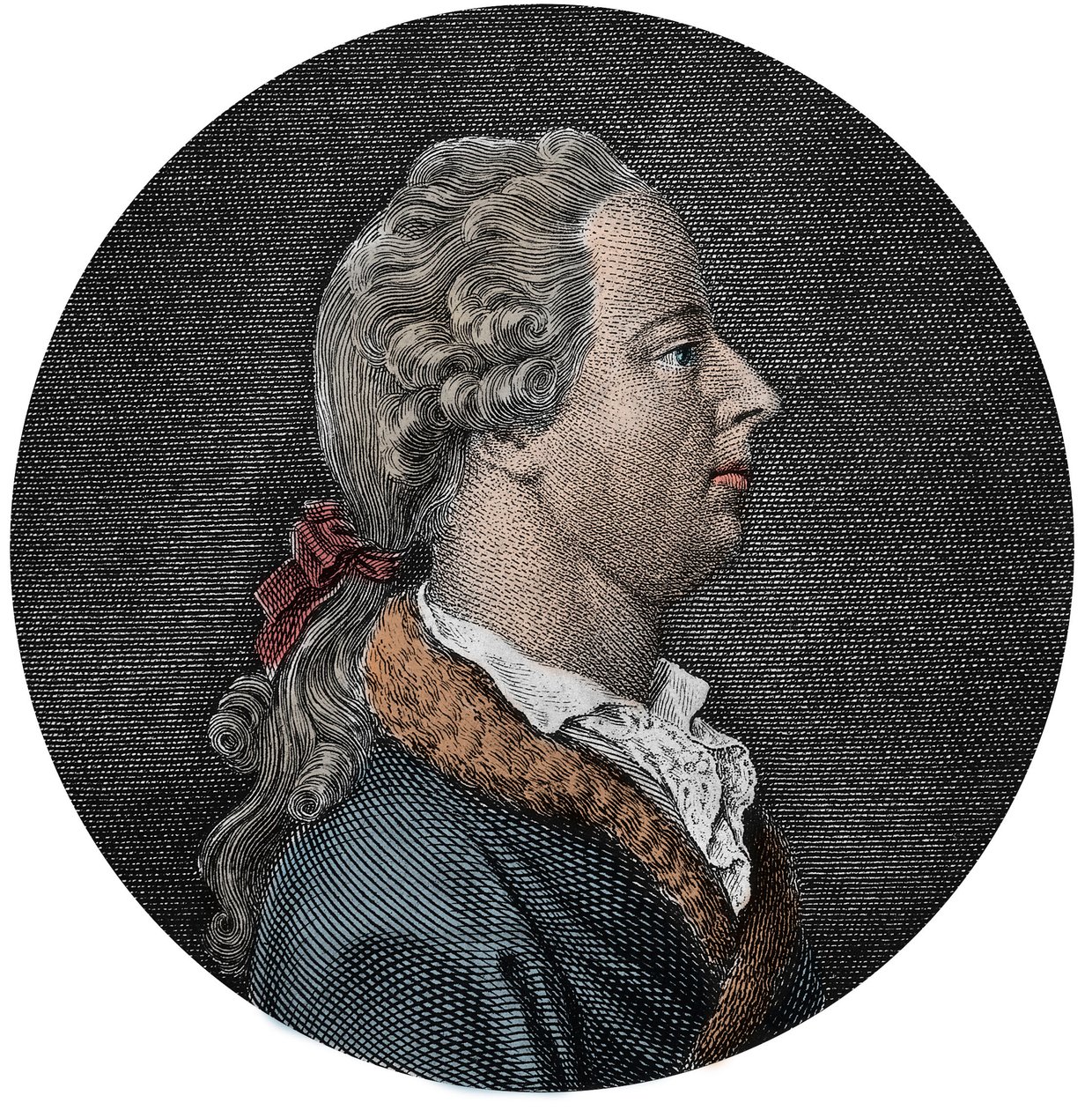 Portrait of Pietro Verri (1728-1797), Italian economist - Portrait of the writer, philosopher and economist Pietro Verri (1728-1797) Engraving av Unknown artist