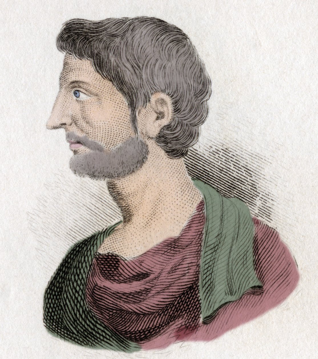 Portrett av Pompee den store (Gneo Pompeo den store eller Gnaeus Pompeius Magnus av Unknown artist
