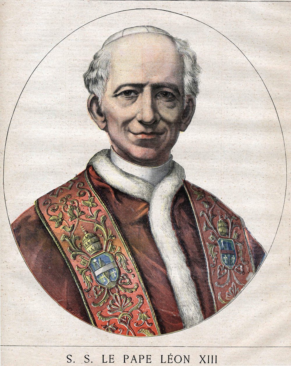 Portrett av pave Leo XIII av Unknown artist