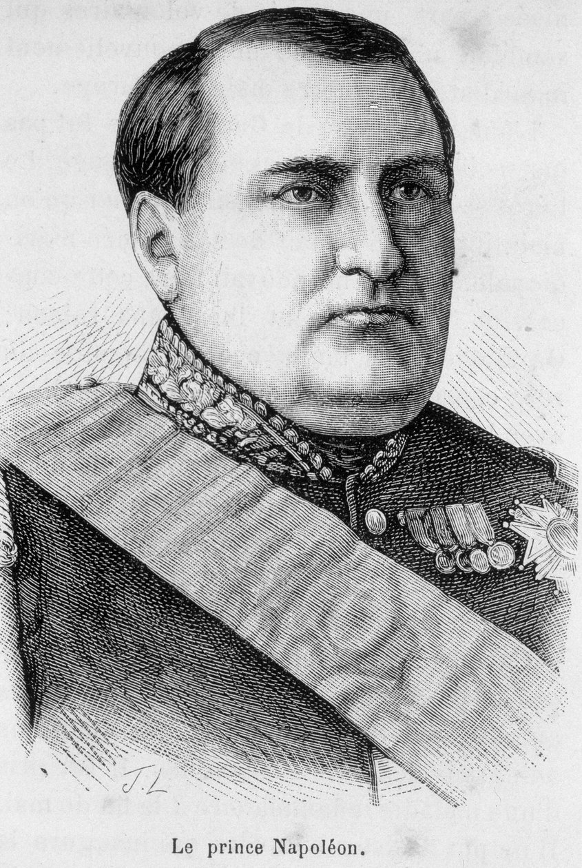 Portrett av prins Napoleon av Unknown artist