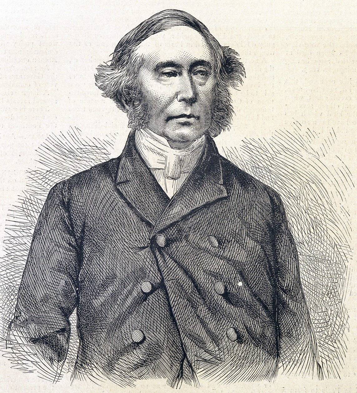Portrett av professor Syme. av Unknown artist