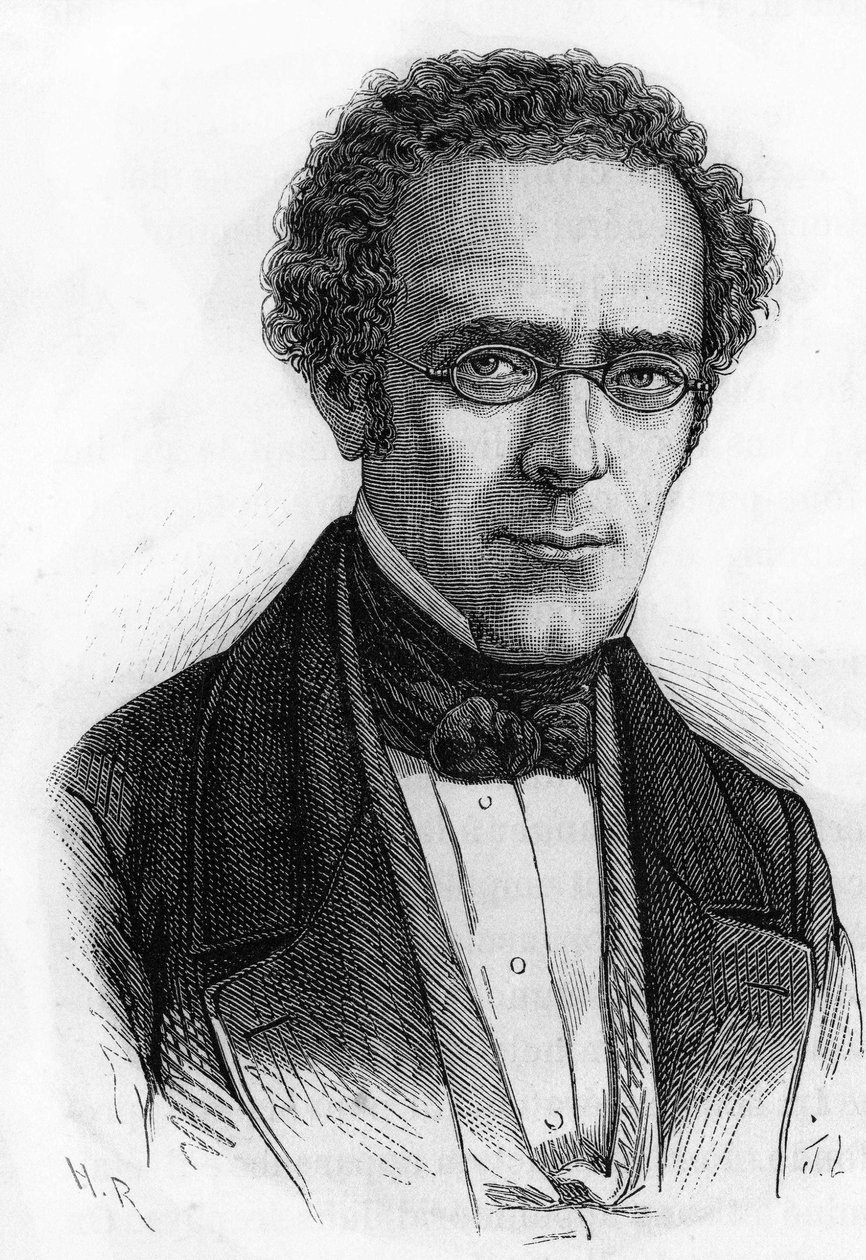 Portrett av Prosper Duvergier de Hauranne, fransk politiker (1798 - 1881) av Unknown artist