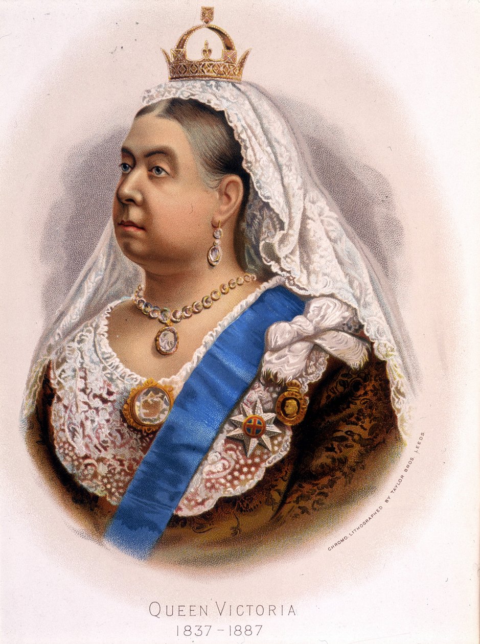 Portrett av dronning Victoria av England, slutten av 1800-tallet av Unknown artist
