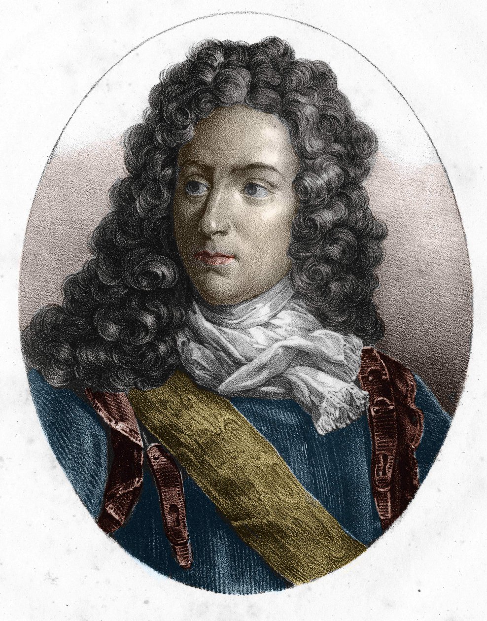 Portrait of Rene Duguay Trouin (Duguay-Trouin) (Rene Trouin du Gue dit) (1673-1736), French sailor. av Unknown artist