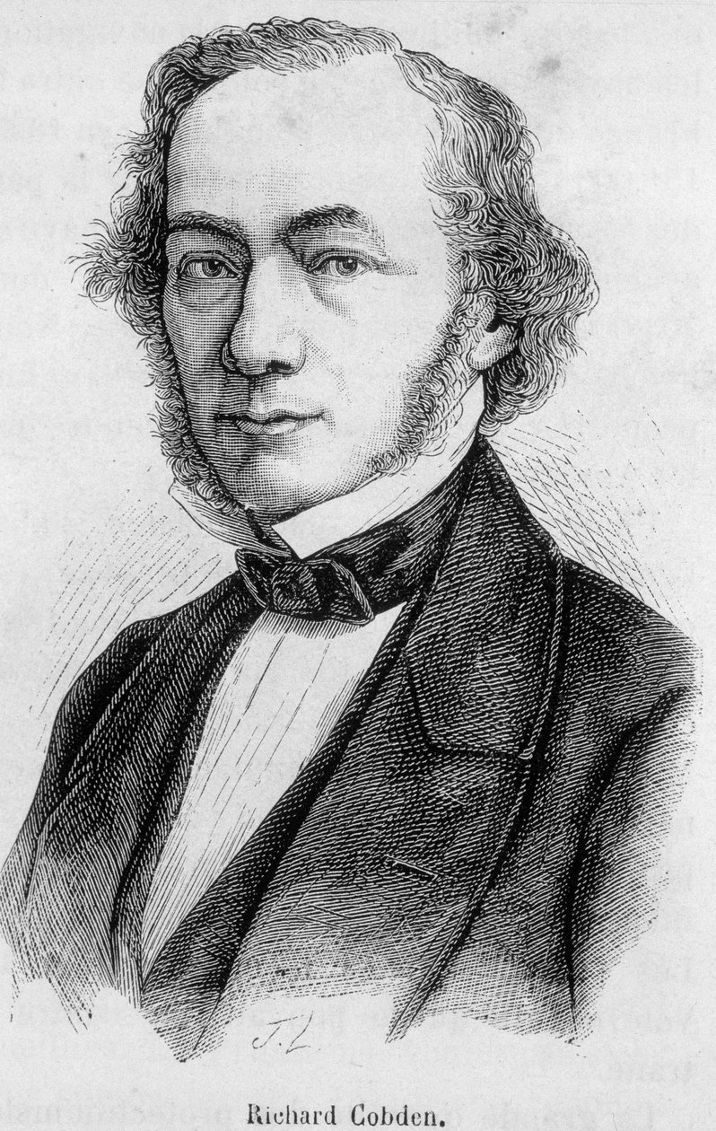 Portrait of Richard Gobden av Unknown artist
