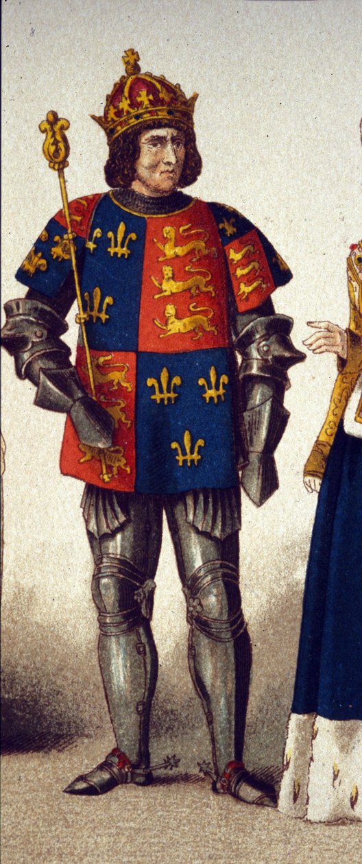 Portrett av Richard III (1452 - 1485), konge av England. av Unknown artist