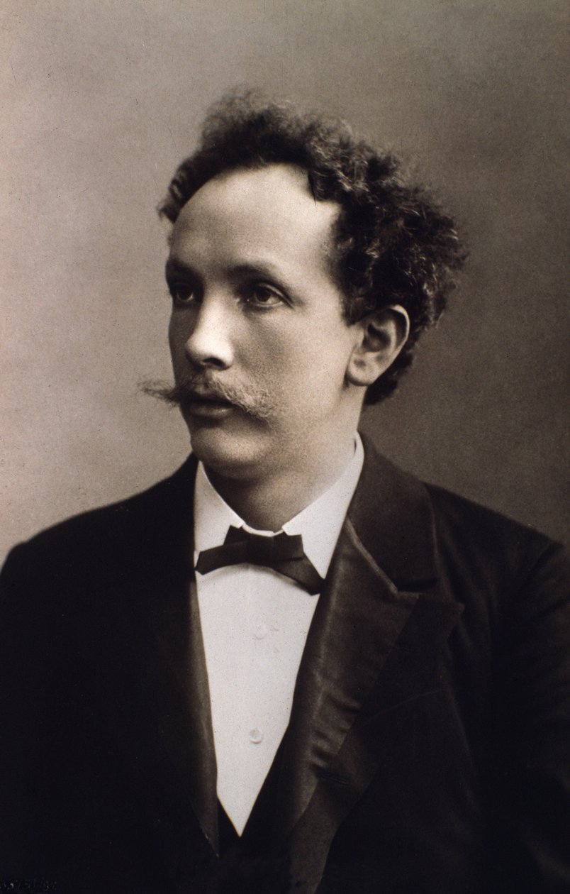 Portrett av Richard Strauss (s/hvitt bilde) av Unknown artist
