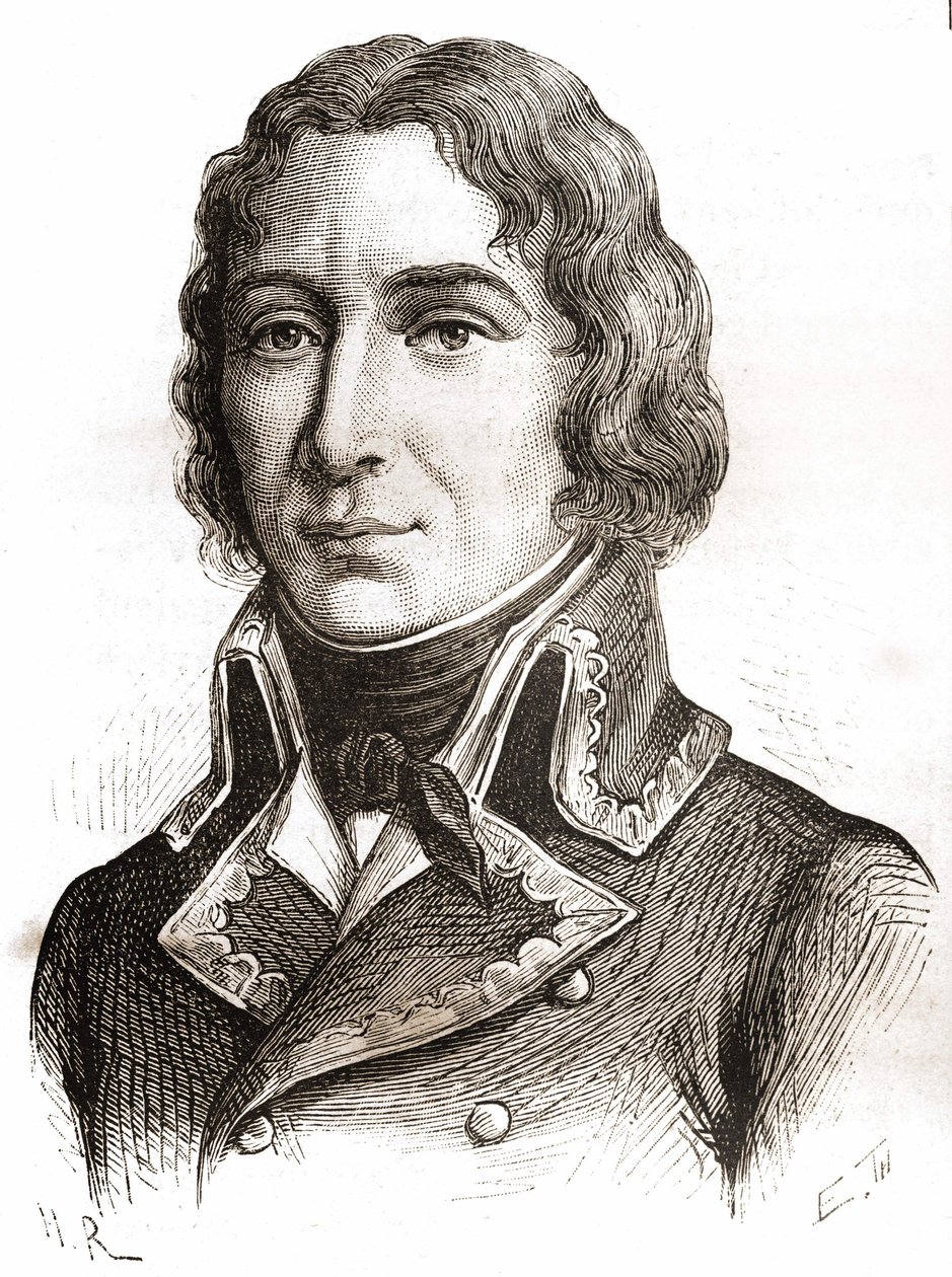 Portrett av Richepanse. 1800-talls gravering. av Unknown artist