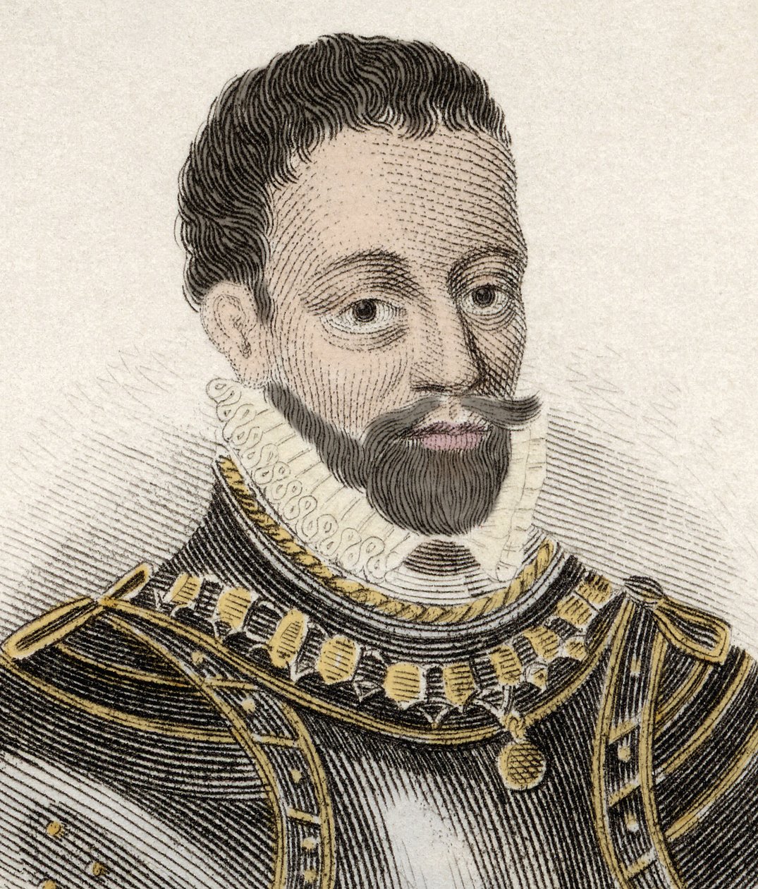 Portrett av Robert Blake (1599-1657), engelsk admiral. av Unknown artist