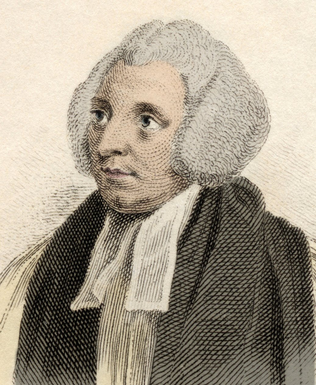 Portrett av Robert Lowth (1710-1787), engelsk eveque, lingvist og professor i poesi ved Oxford University. Gravering av 1800-tallet. av Unknown artist