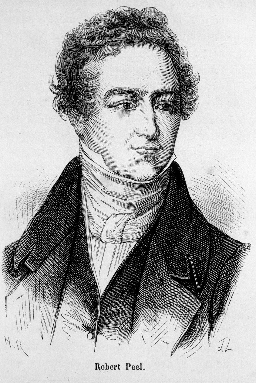 Portrett av Robert Peel , britisk politiker (1788 - 1850) av Unknown artist