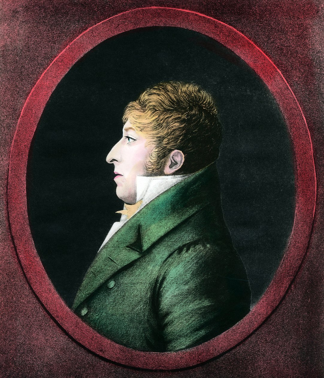 Portrett av Rodolphe Kreutzer (1766-1831) fransk fiolinist og komponist. Gravering av privatsamlingen fra 1800-tallet av Unknown artist