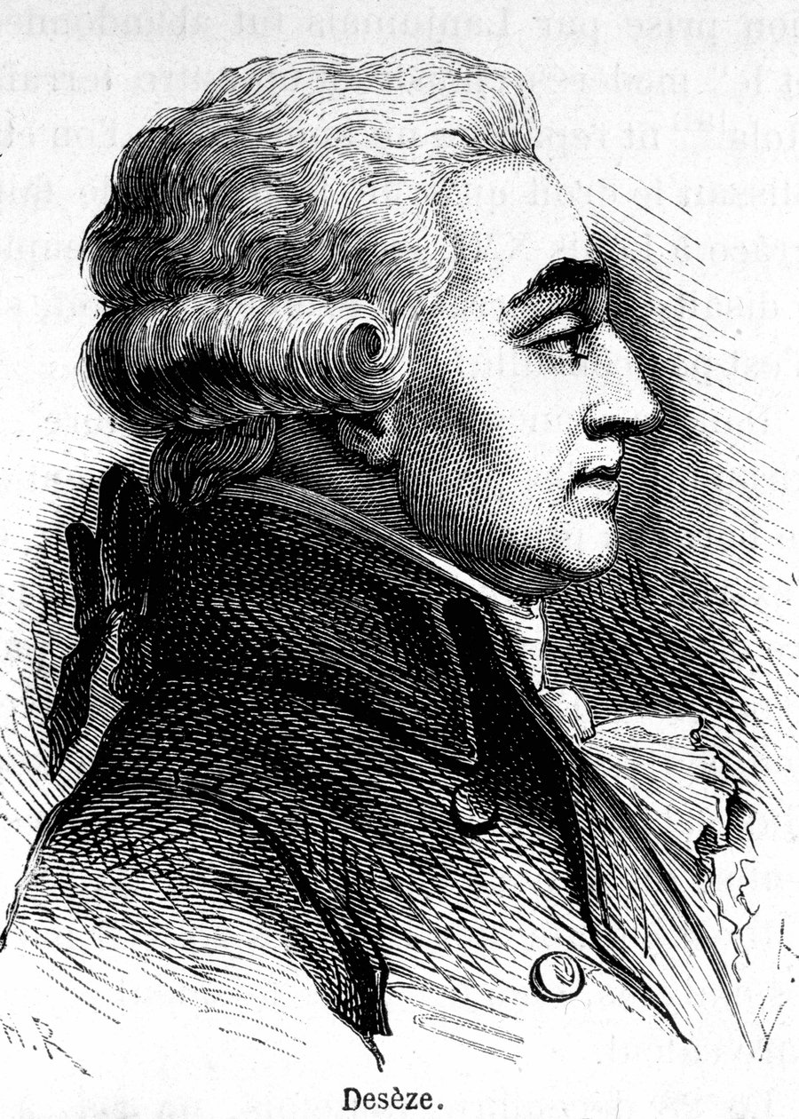 Portrett av Romain Deseze eller De Seze (1748-1828), advokat til Louis XVI under rettssaken hans. av Unknown artist