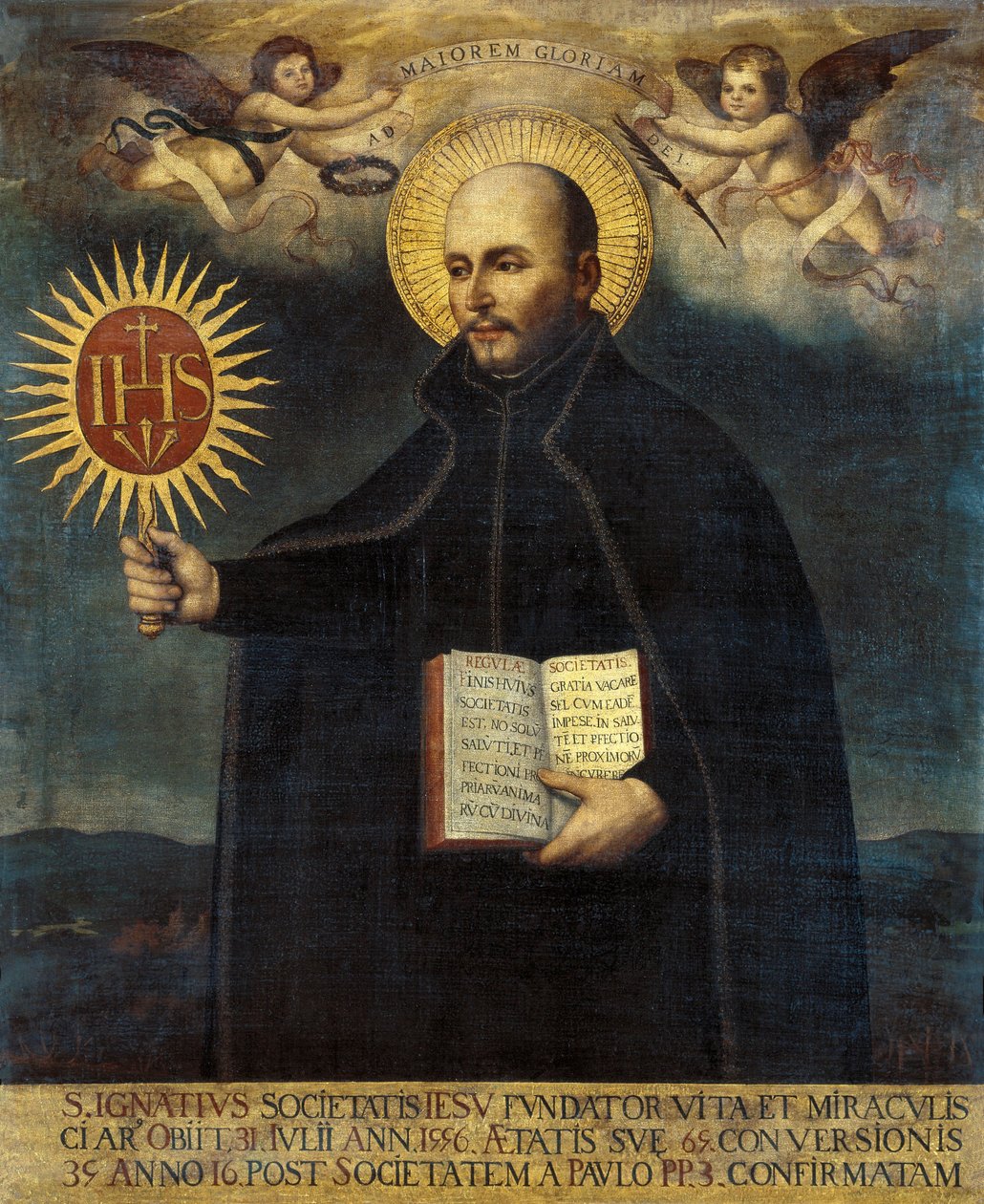 Portrett av Saint Ignace de Loyola (1491-1556) av Unknown artist