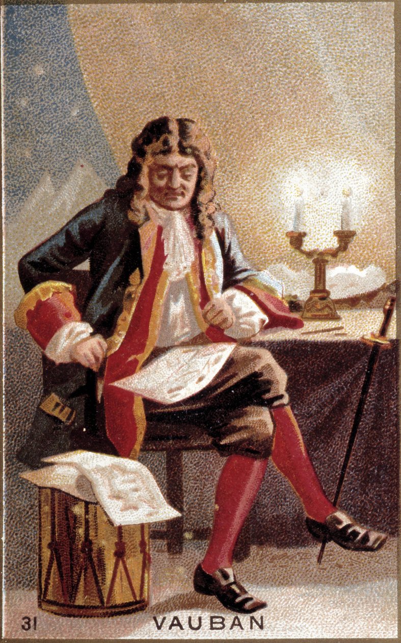 Portrett av Sébastien Le Prestre de Vauban (1633-1707), marskalk av Frankrike. av Unknown artist