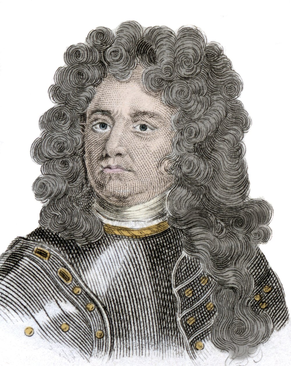 Portrett av Sir George Rooke (1650-1709), engelsk sjøoffiser. av Unknown artist