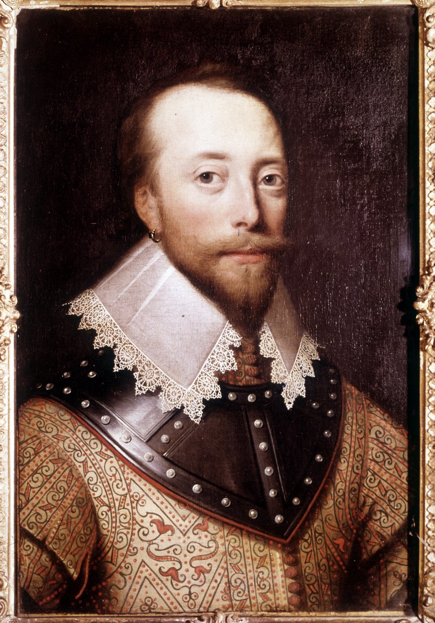 Portrett av Sir Martin Frobisher (1535-1594), engelsk navigatør. av Unknown artist
